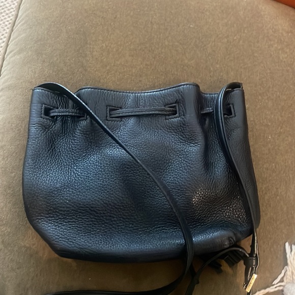 Kate spade black bucket purse with tassels - Picture 4 of 4